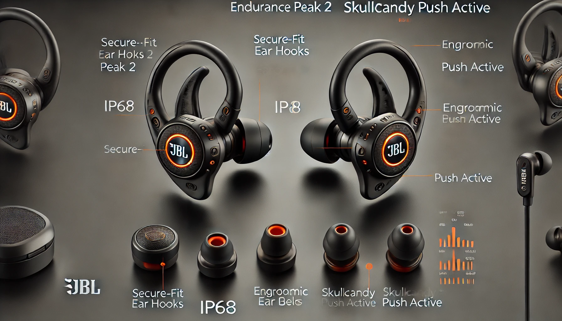 JBL Endurance Peak 2 vs Skullcandy Push Active | Decisive Sound