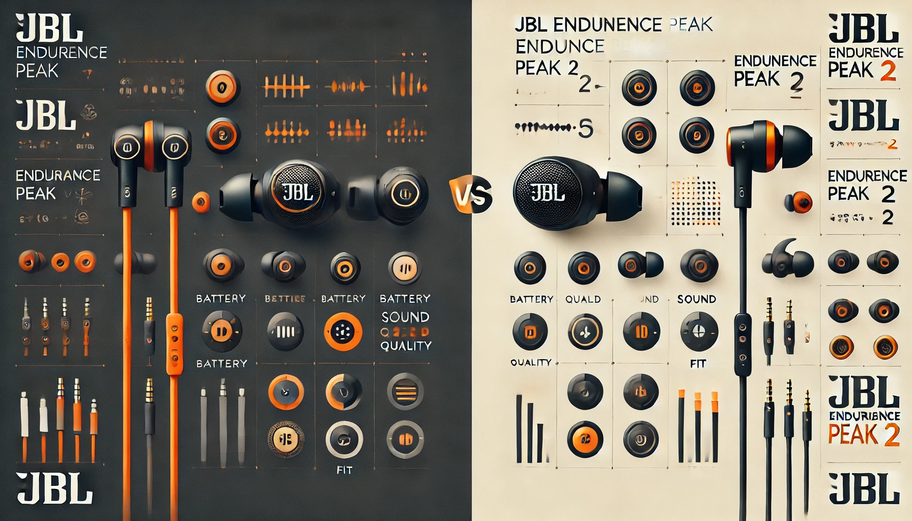 JBL Endurance Peak vs JBL Endurance Peak 2