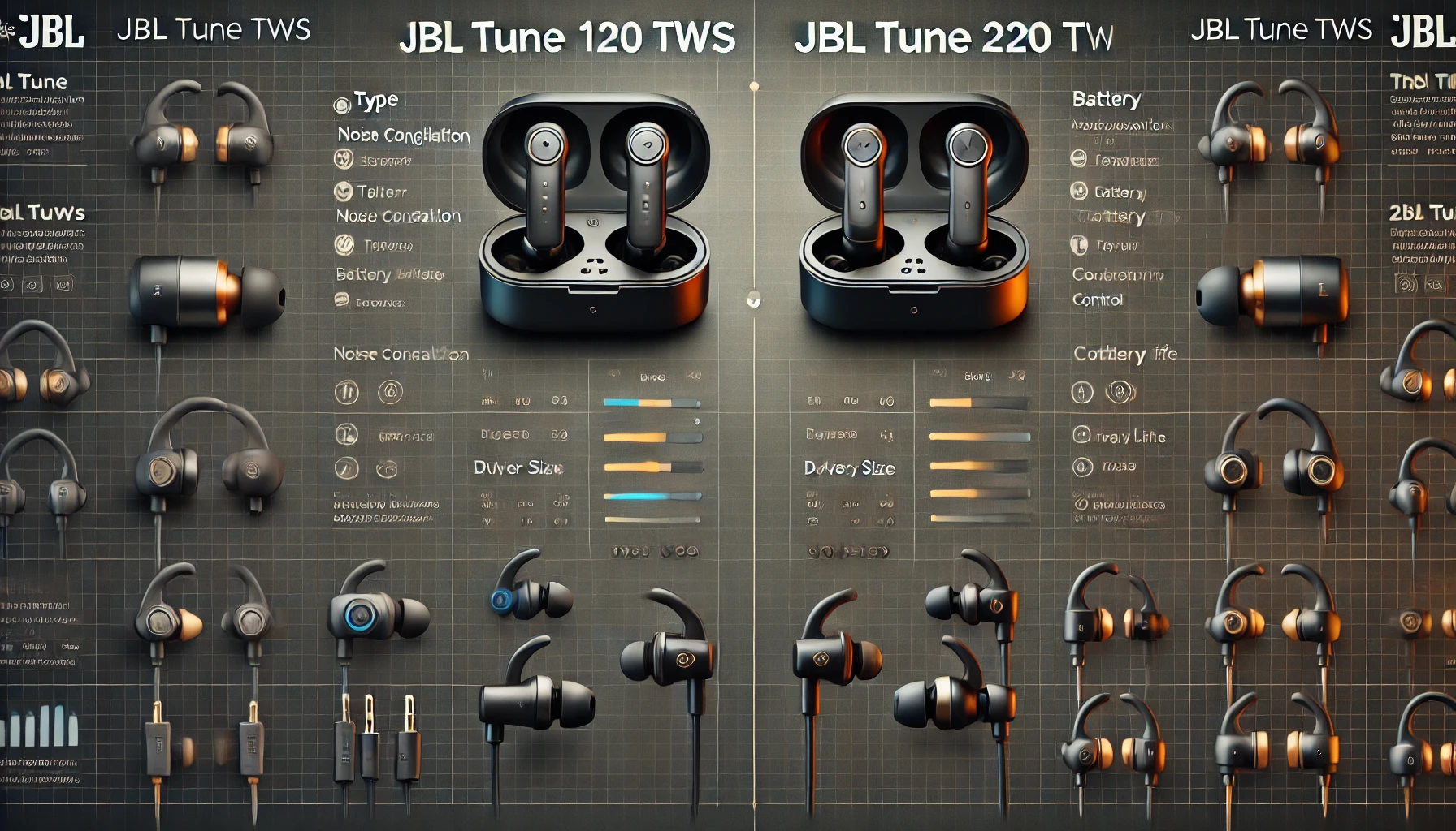 JBL Tune 120 TWS VS JBL Tune 220 TWS