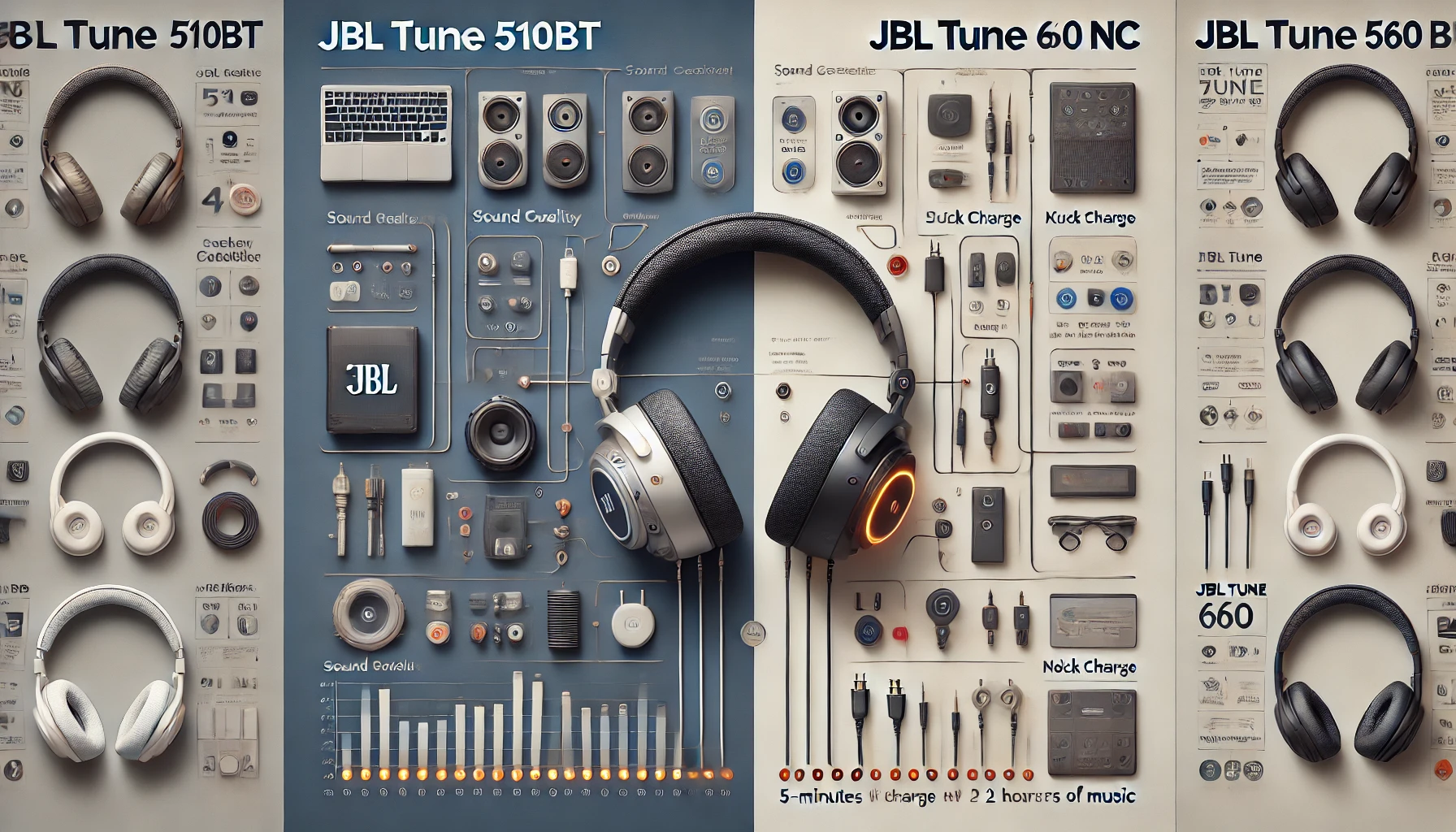 JBL Tune 510BT Vs JBL Tune 660 NC