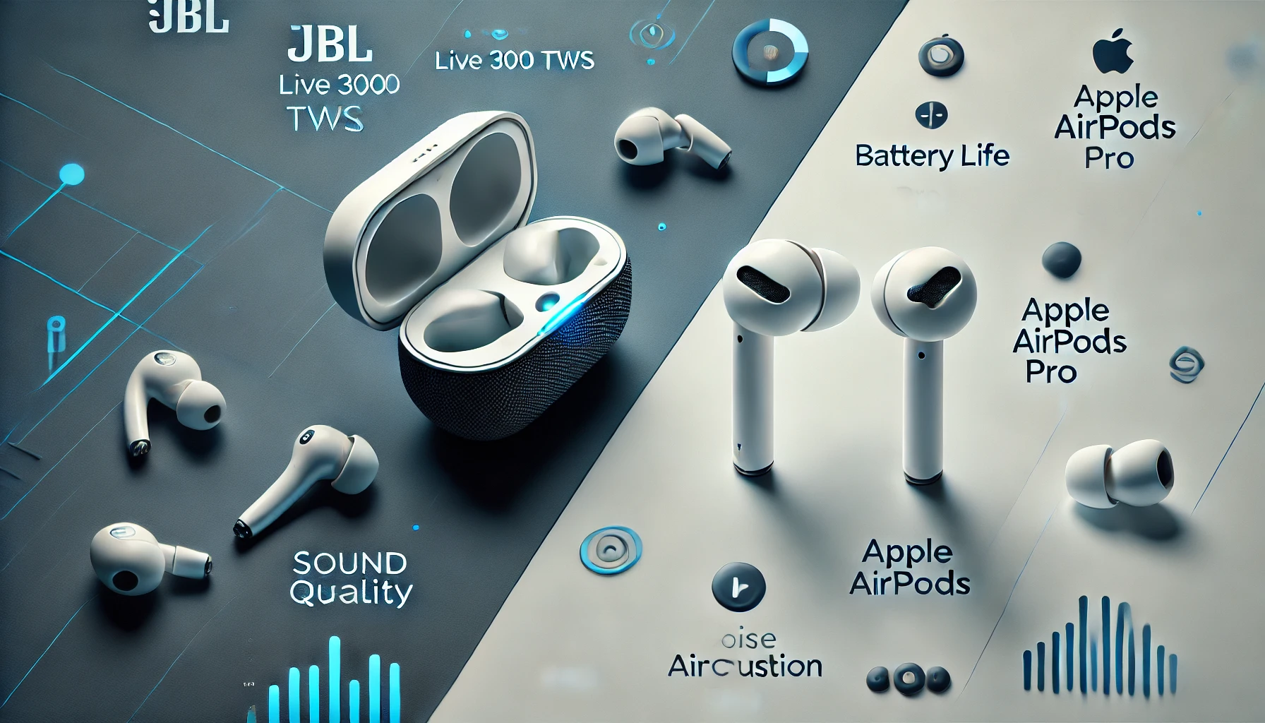 JBL Live 300 TWS vs Airpods Pro