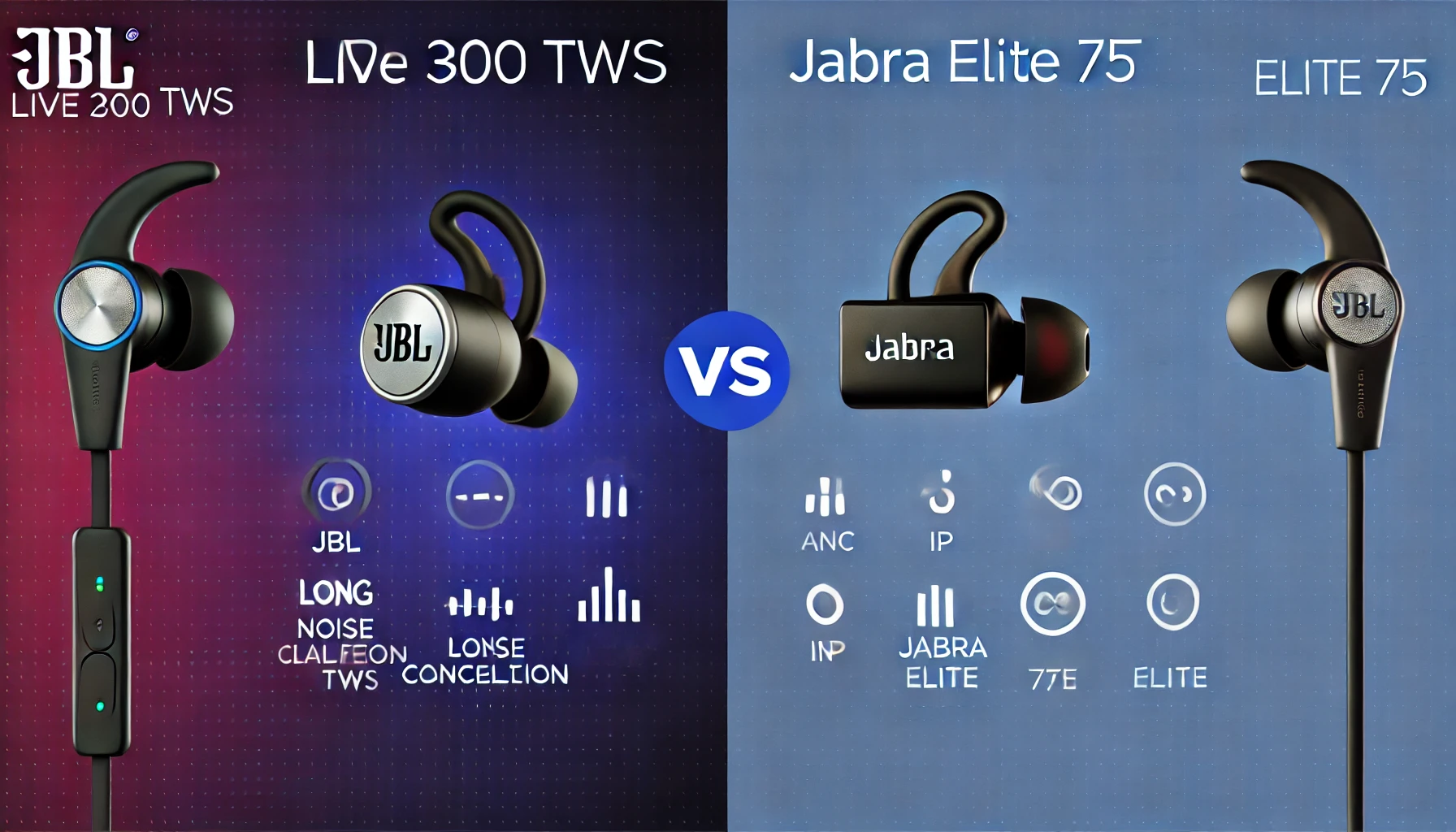 JBL Live 300 TWS vs Jabra Elite 75T